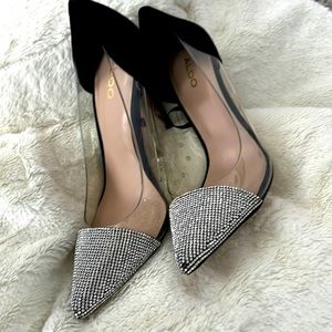 Steve Madden stilettos rhinestones